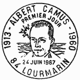 Cachet de Albert Camus Cachet de Albert Camus