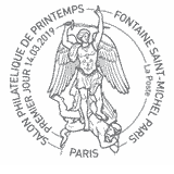 Cachet de Fontaine Saint-Michel Paris Cachet de Fontaine Saint-Michel Paris