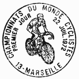 Cachet de Championnats du Monde Cyclistes Cachet de Championnats du Monde Cyclistes
