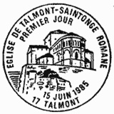 Cachet de Saintonge romane - Eglise de Talmon Cachet de Saintonge romane - Eglise de Talmon