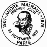 Cachet de André Malraux 1901-1976 "La condition humaine"