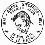 Cachet de André Siegfried 1875-1959