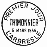 Cachet de Barthélémy Thimonnier 1793-1857 - La machine à  coudre