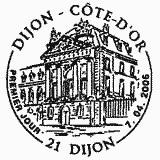 Timbre à date 1er jour : Dijon - Côte d