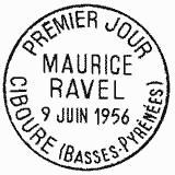 Cachet de Maurice Ravel 1875-1937