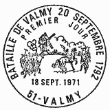 Cachet de Bataille de Valmy 20 septembre 1792 Cachet de Bataille de Valmy 20 septembre 1792