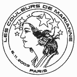 Cachet de Sans valeur faciale bleu Cachet de Sans valeur faciale bleu