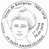 Cachet de Louise de Bettignies 1880 - 1918 Cachet de Louise de Bettignies 1880 - 1918