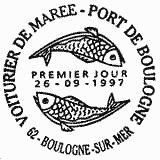Cachet de Voiturier de marée du port de Boulogne Cachet de Voiturier de marée du port de Boulogne