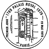 Cachet de Palais Royal 1789 - 1989 Cachet de Palais Royal 1789 - 1989