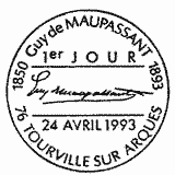 Cachet de Guy de Maupassant 1850-1893 Cachet de Guy de Maupassant 1850-1893