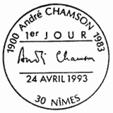 Cachet de André Chamson 1900-1983