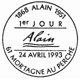 Cachet de Alain 1868-1951 Cachet de Alain 1868-1951