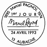 Cachet de Marcel Pagnol 1895-1974