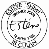 Cachet de Maurice Estève "Skibet"