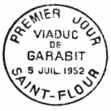 Cachet de Viaduc de Garabit - Cantal Cachet de Viaduc de Garabit - Cantal
