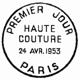 Cachet de Haute couture Hommage à  Christian Dior