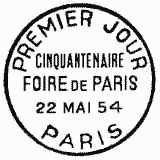 Cachet de Foire de Paris, 1904-1954 Cachet de Foire de Paris, 1904-1954