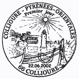 Cachet de Collioure - Pyrénées Orientales Cachet de Collioure - Pyrénées Orientales