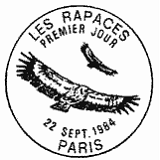 Cachet de Gypaète barbu - Gypaètus barbatus aureus Cachet de Gypaète barbu - Gypaètus barbatus aureus