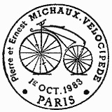 Cachet de Vélocipède - Pierre et Ernest Michaux Cachet de Vélocipède - Pierre et Ernest Michaux