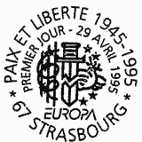 Cachet de Europa Liberté 1945-1995 Cachet de Europa Liberté 1945-1995