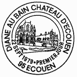 Cachet de Diane au bain - Manteau de cheminé de 1567 au Château d