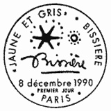 Cachet de Jaune et gris de Roger Bissiére