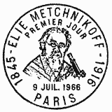 Cachet de Elie Metchnikoff 1845-1916