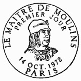 Cachet de Le Maître de Moulins - Pierre de Bourbon présent   par Saint Pierre