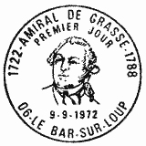 Cachet de Amiral De Grasse 1722-1788