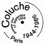 Cachet de Coluche 1944-1986