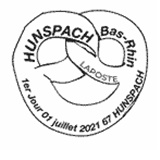 Cachet de Hunspach - Bas-Rhin Cachet de Hunspach - Bas-Rhin