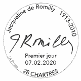 Cachet de Jacqueline de Romilly 1913 - 2010