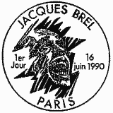 Cachet de Jacques Brel