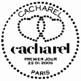 Cachet de Le coeur de Cacharel 0.82 € Cachet de Le coeur de Cacharel 0.82 €