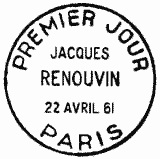 Cachet de Jacques Renouvin 1905-1944 Cachet de Jacques Renouvin 1905-1944