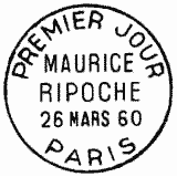 Cachet de Maurice Ripoche 1895-1944