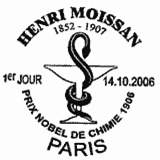 Cachet de Henri Moissan 1852-1907