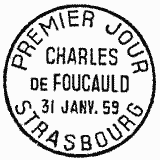 Cachet de Charles de Foucauld 1858-1916