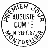 Cachet de Auguste Comte 1798-1857