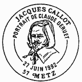 Cachet de Jacques Callot Portrait de Claude Deruet