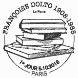 Cachet de Francoise Dolto 1908 - 1988