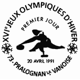Cachet de Curling - démonstration - Pralognan Cachet de Curling - démonstration - Pralognan