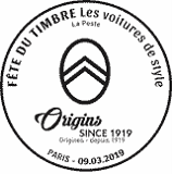 Cachet de Citroén Type A 10 HP 1919-2019 Cachet de Citroén Type A 10 HP 1919-2019