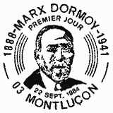 Cachet de Marx Dormoy 1888-1941