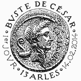 Cachet de Buste de Jules César