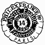Cachet de Liberté égalité Fraternité
14 juillet 1989 Cachet de Liberté égalité Fraternité
14 juillet 1989