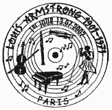 Cachet de Louis Armstrong 1901-1971