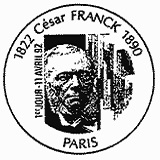 Cachet de César Franck 1822-1890 Cachet de César Franck 1822-1890